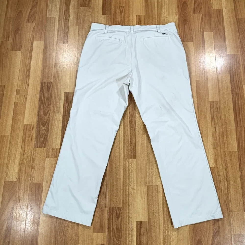 Adidas Golf Pants Mens 40x31* Beige Standard Outdoors Lightweight‎ Straight